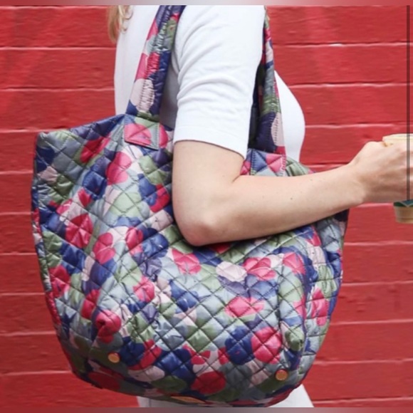 MZ WALLACE Medium Metro Bag Leaf
Print Quilted Bag - Picture 2 of 5